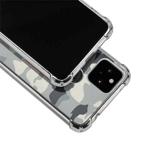 NFL New York Giants Camo Google Pixel 5 Clear Case